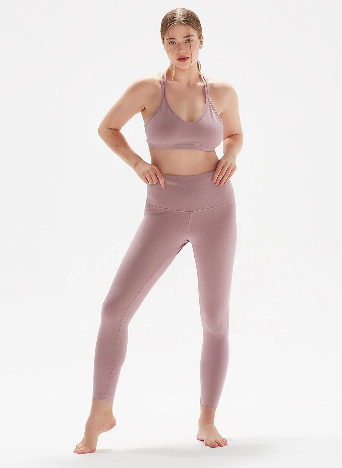 Comm-Ci Lila Kadın Tayt 1019 Lila Tayt