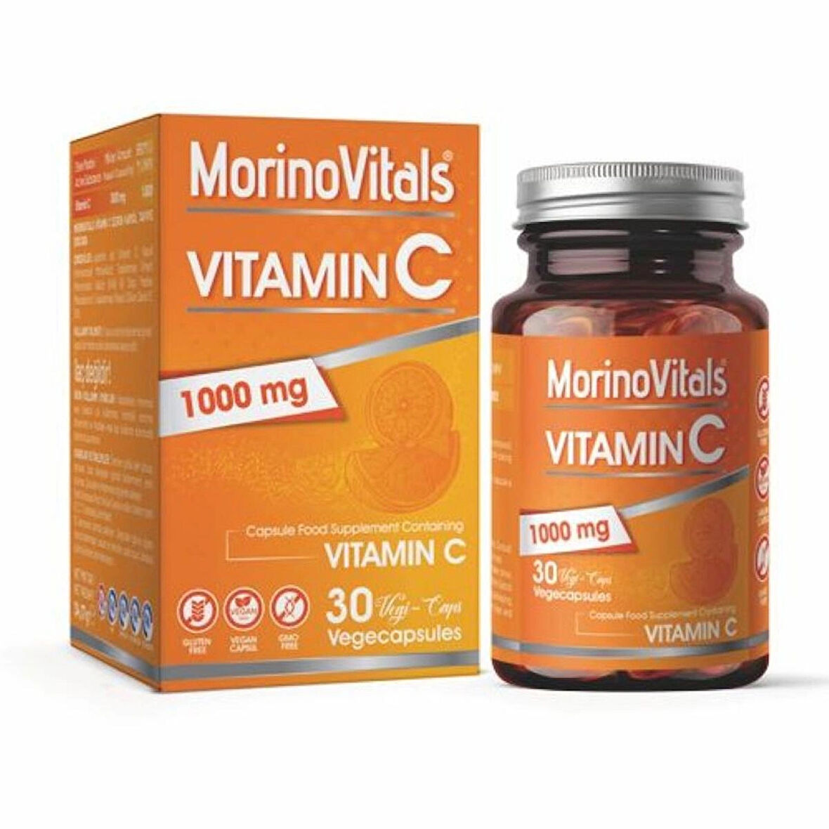 MORİNOVİTALS VİTAMİN C 1000 MG 30 VEGAN KAPSÜL