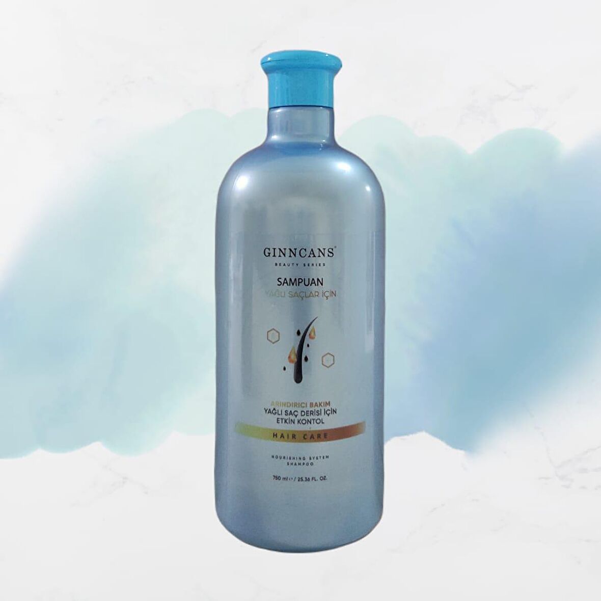 Ginncans Beauty Series Şampuan Yağlı Saçlar 750ml