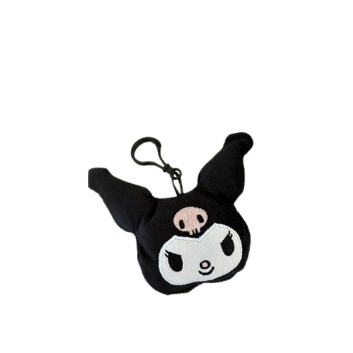 Charm Kuromi Peluş Anahtarlık Siyah