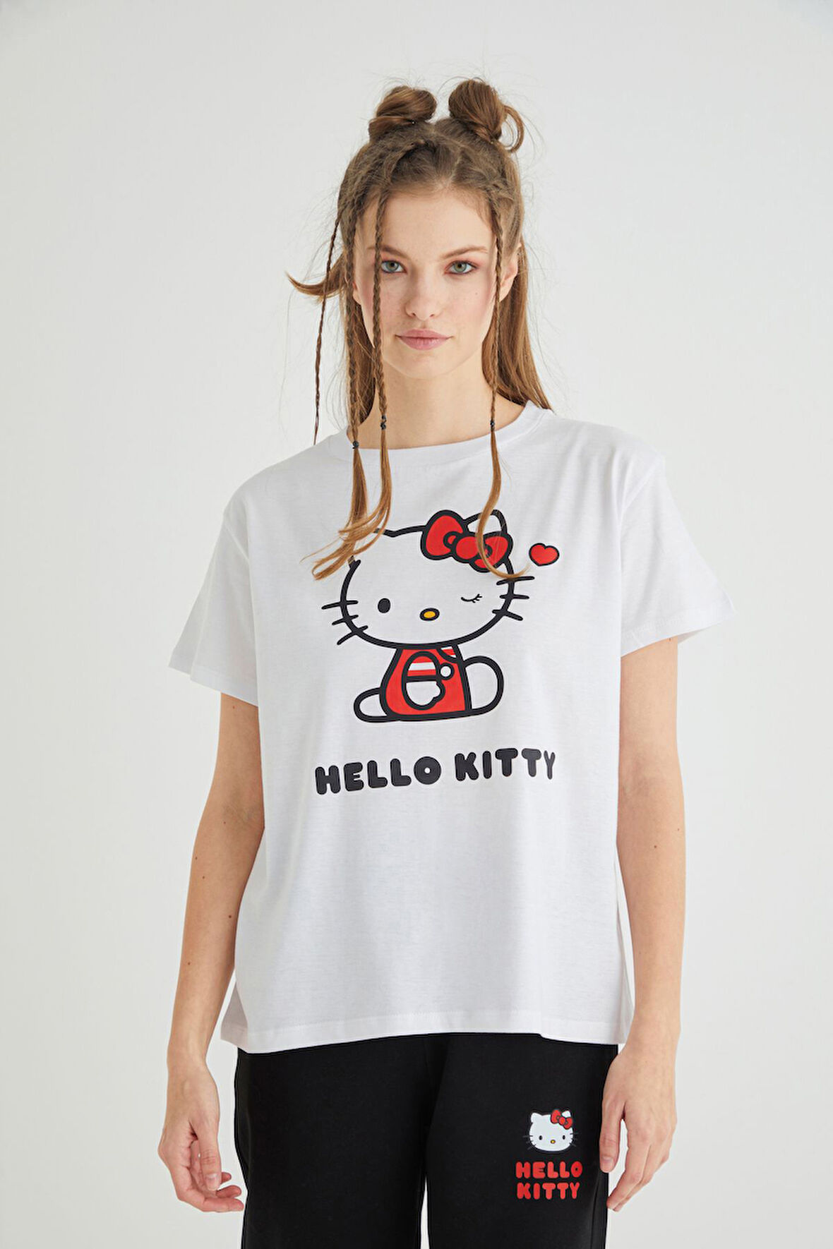 Lisanslı Baskılı Basic T-shirt Relaxed Pamuk