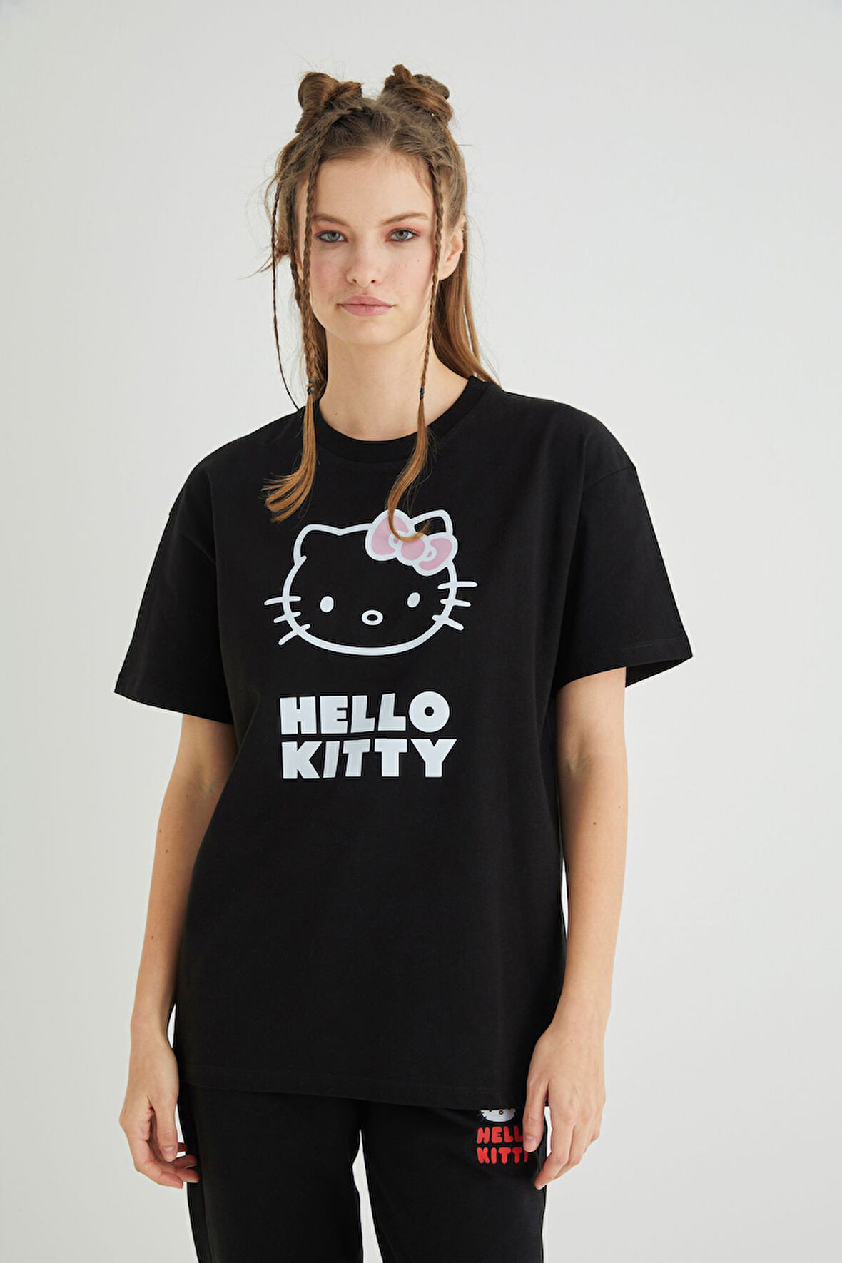 Lisanslı Baskılı Basic T-shirt Kalıp Pamuk