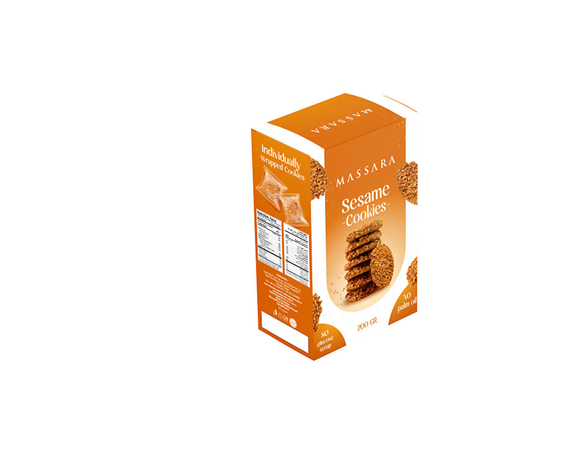Massara Susamlı Tekli Sargılı Kurabiye 250 gr