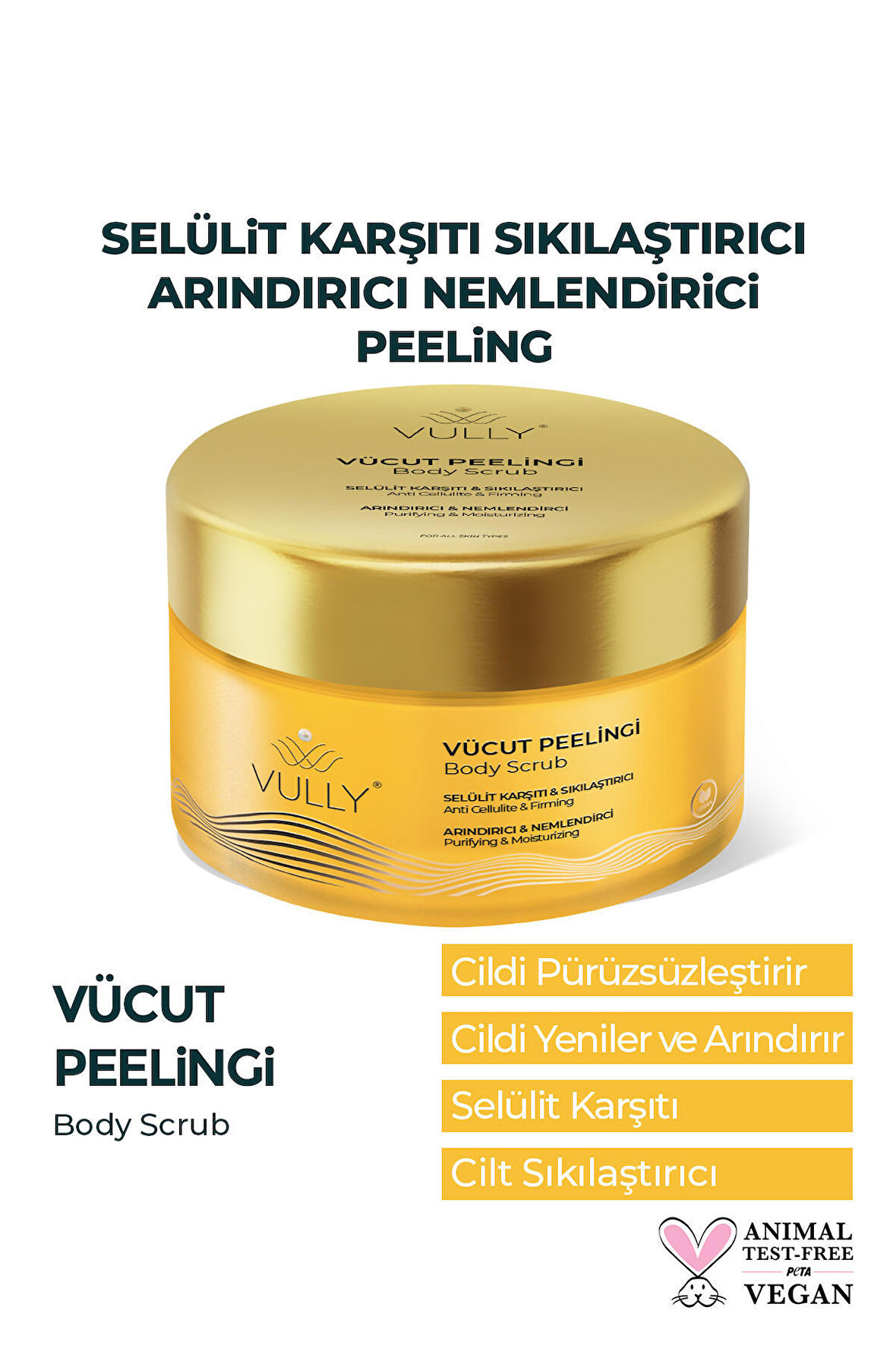 Selülit Karşıtı - Sıkılaştırıcı - Arındırıcı - Nemlendirici Mango Vücut Peelingi 250 Ml