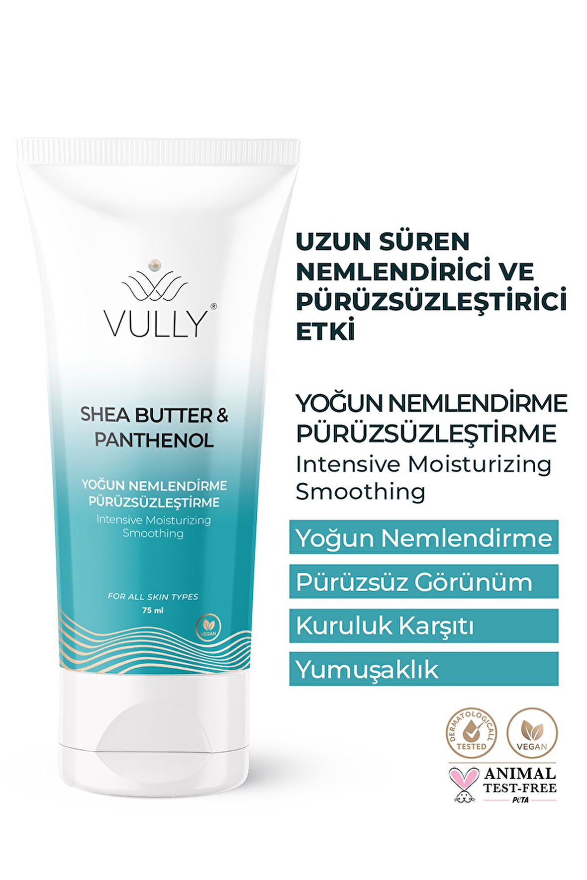 Yoğun Nemlendirici Pürüzsüzleştirici Kuru Ve Hassas Ciltler için El Kremi 75 ml