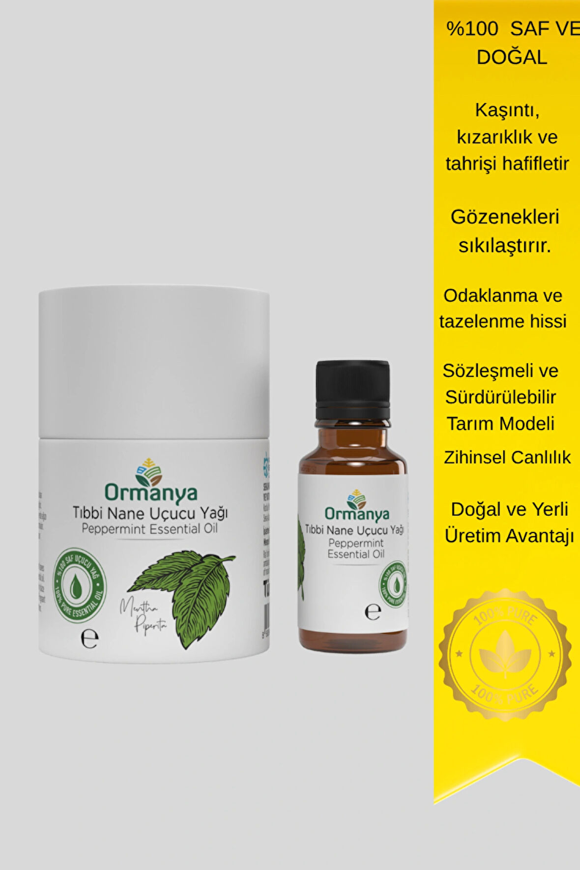 TIBBİ NANE YAĞI 10 ML