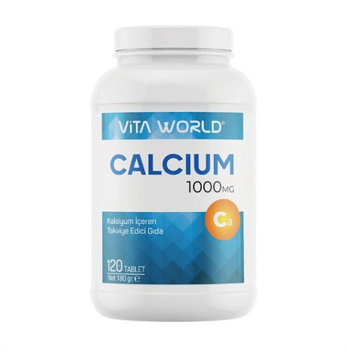 Vita World Calcium 1000 mg 120 Tablet