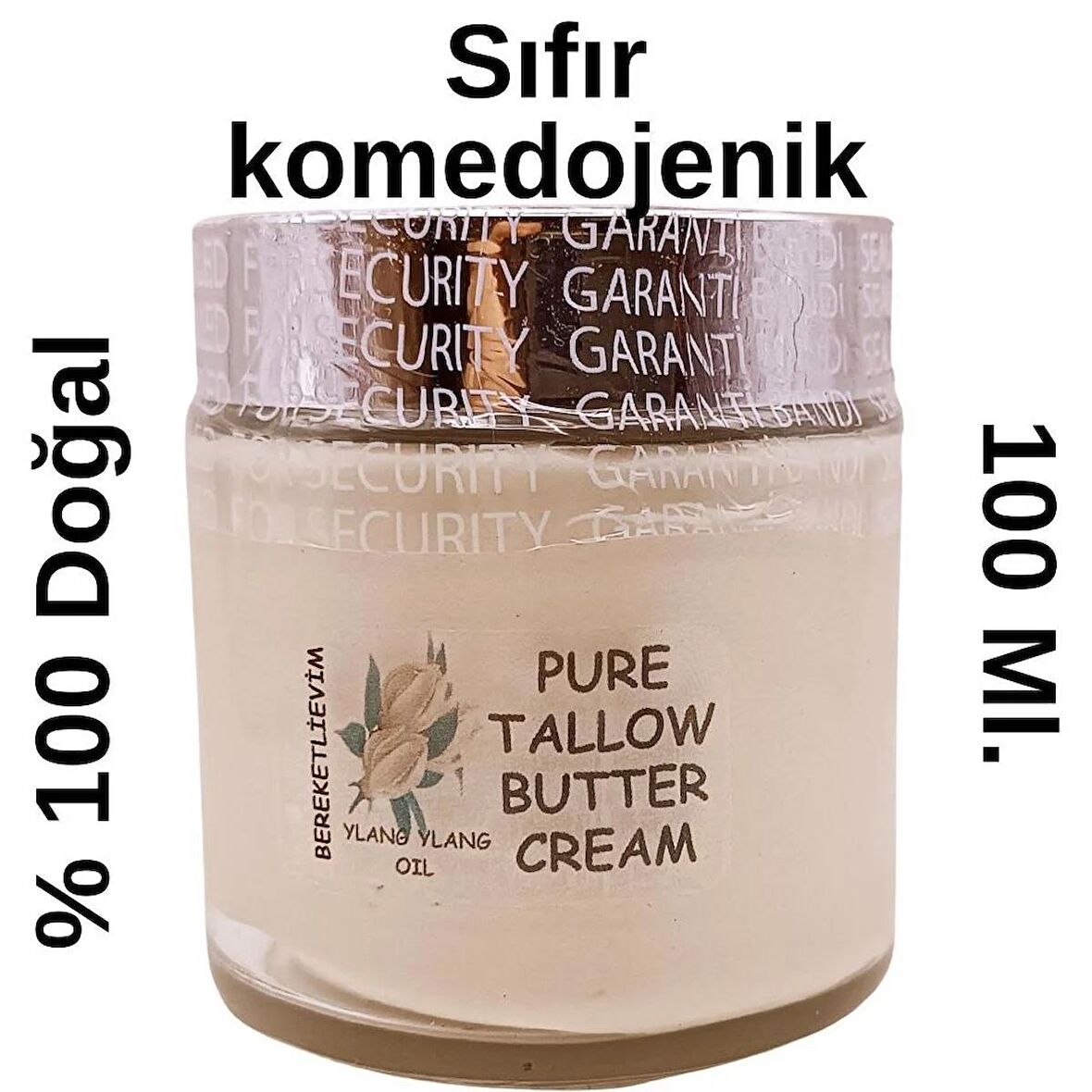 Bereketli Evim Pure Tallow Butter Cream (donyağı kremi) 100 ml - Ylang Ylang