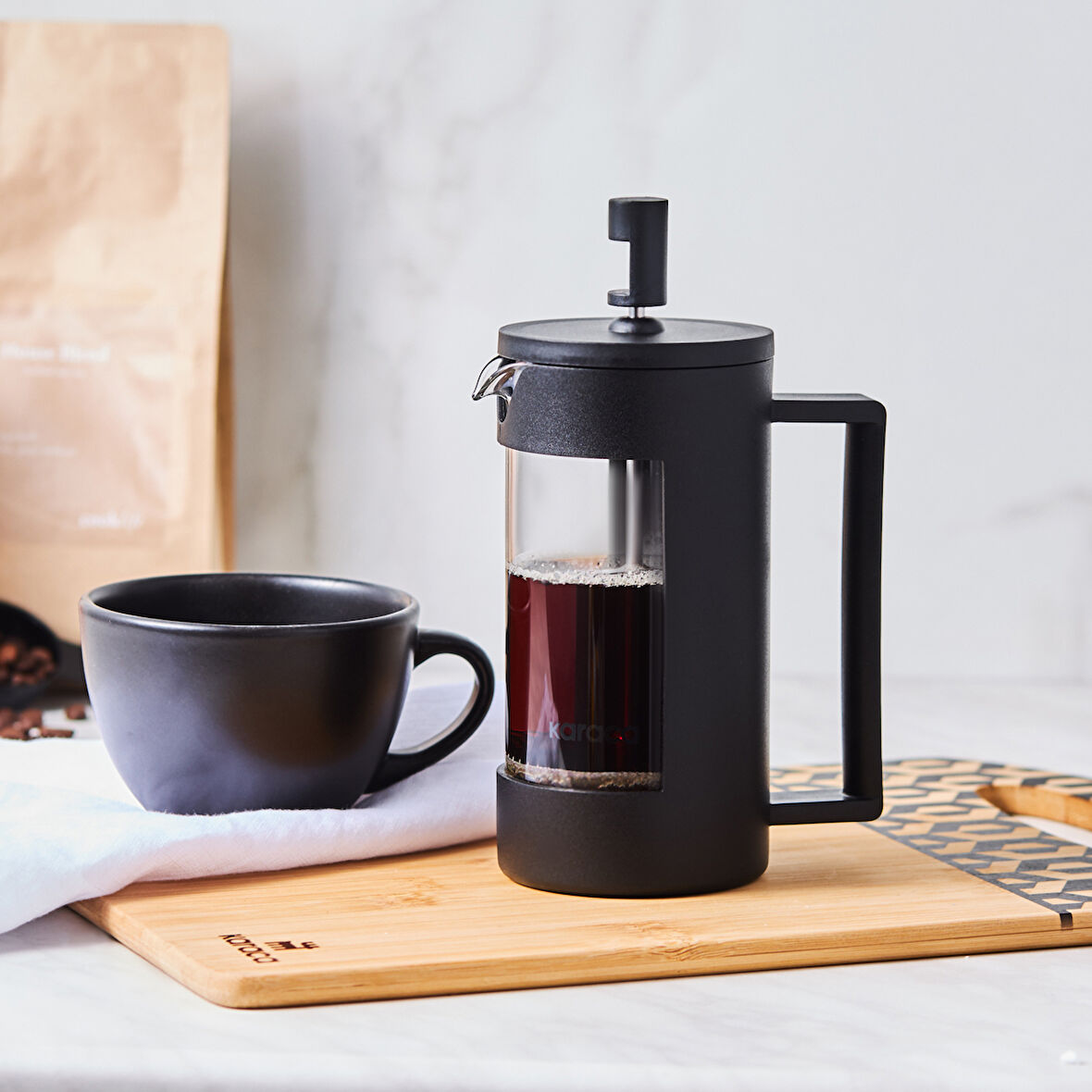 Karaca Pamir Borosilikat Cam French Press 350 ml