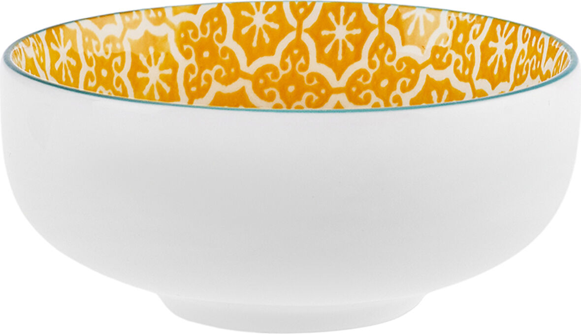 Karaca Floral Sarı Round Çerezlik 10 Cm