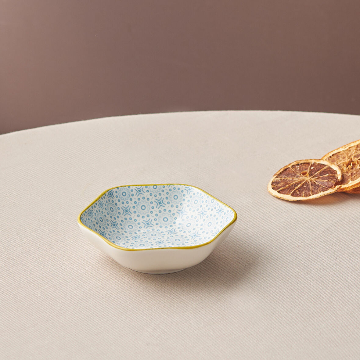 Karaca GL Floral Mavi Triangle Çerezlik 10 cm Collection model 865029