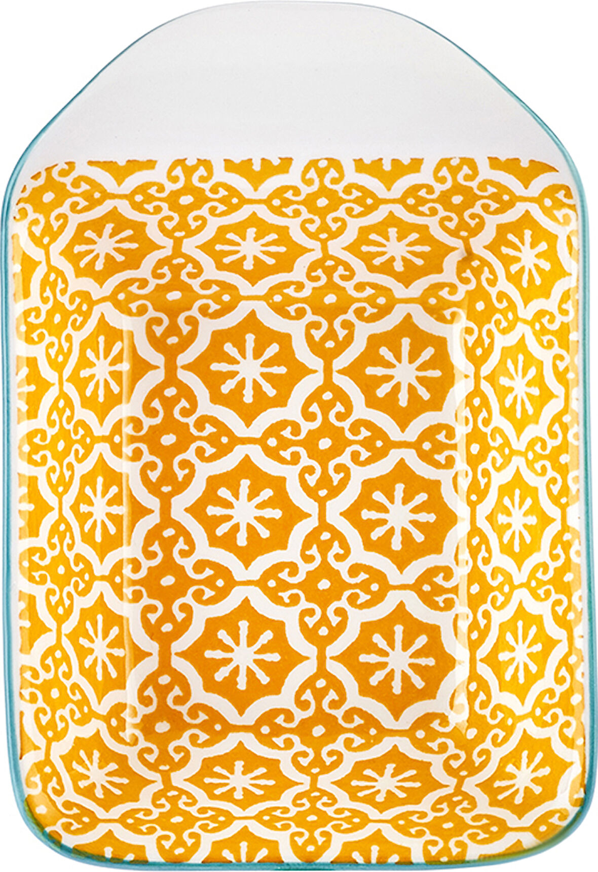 Karaca Floral Sarı Rectangle Çerezlik/sosluk 10 Cm