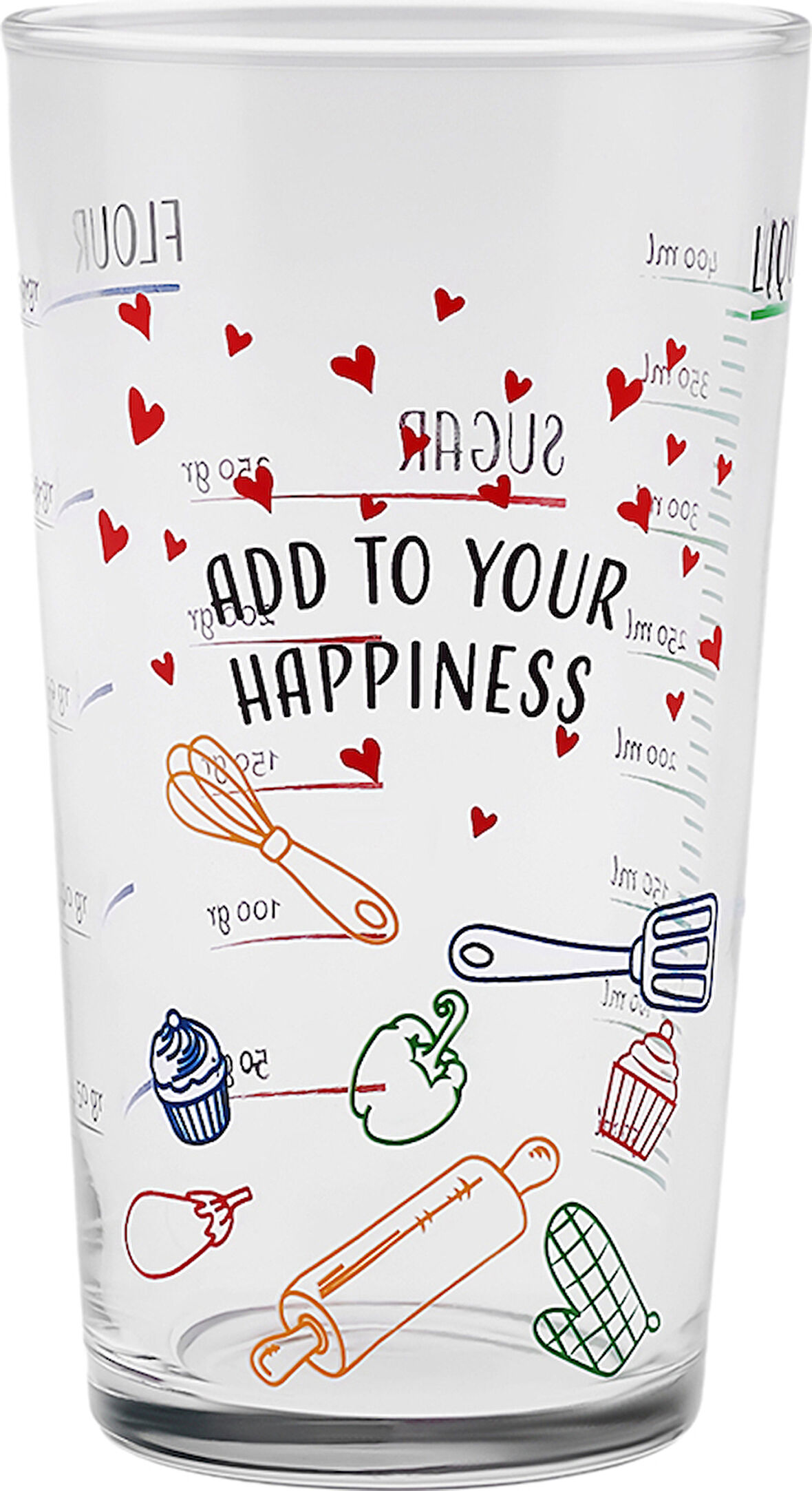 Karaca Carme Kırmızı Ölçü Bardağı 550 Ml