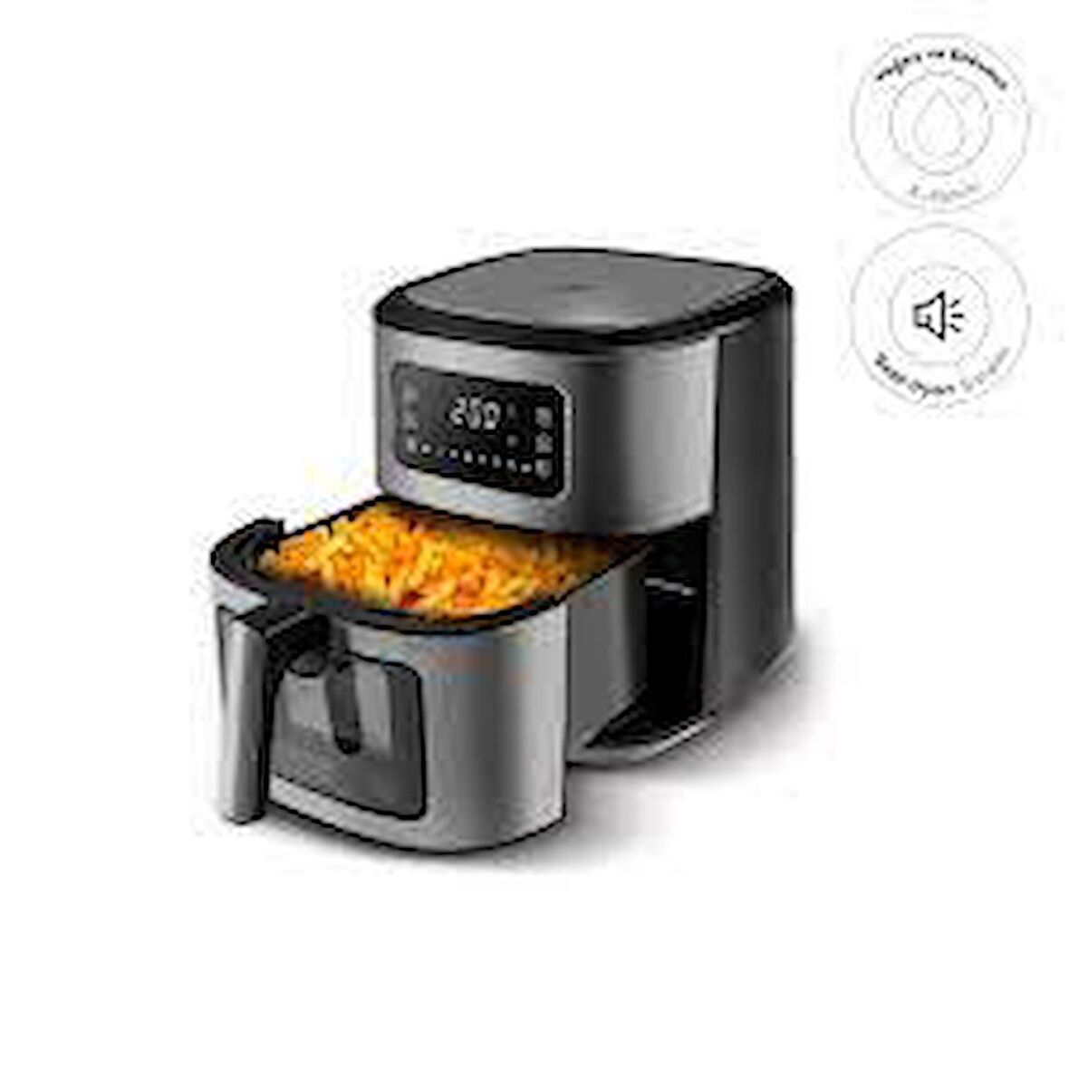 Multifry Inox Xxl 6.5 Litre Dijital Cam Pencereli Airfryer