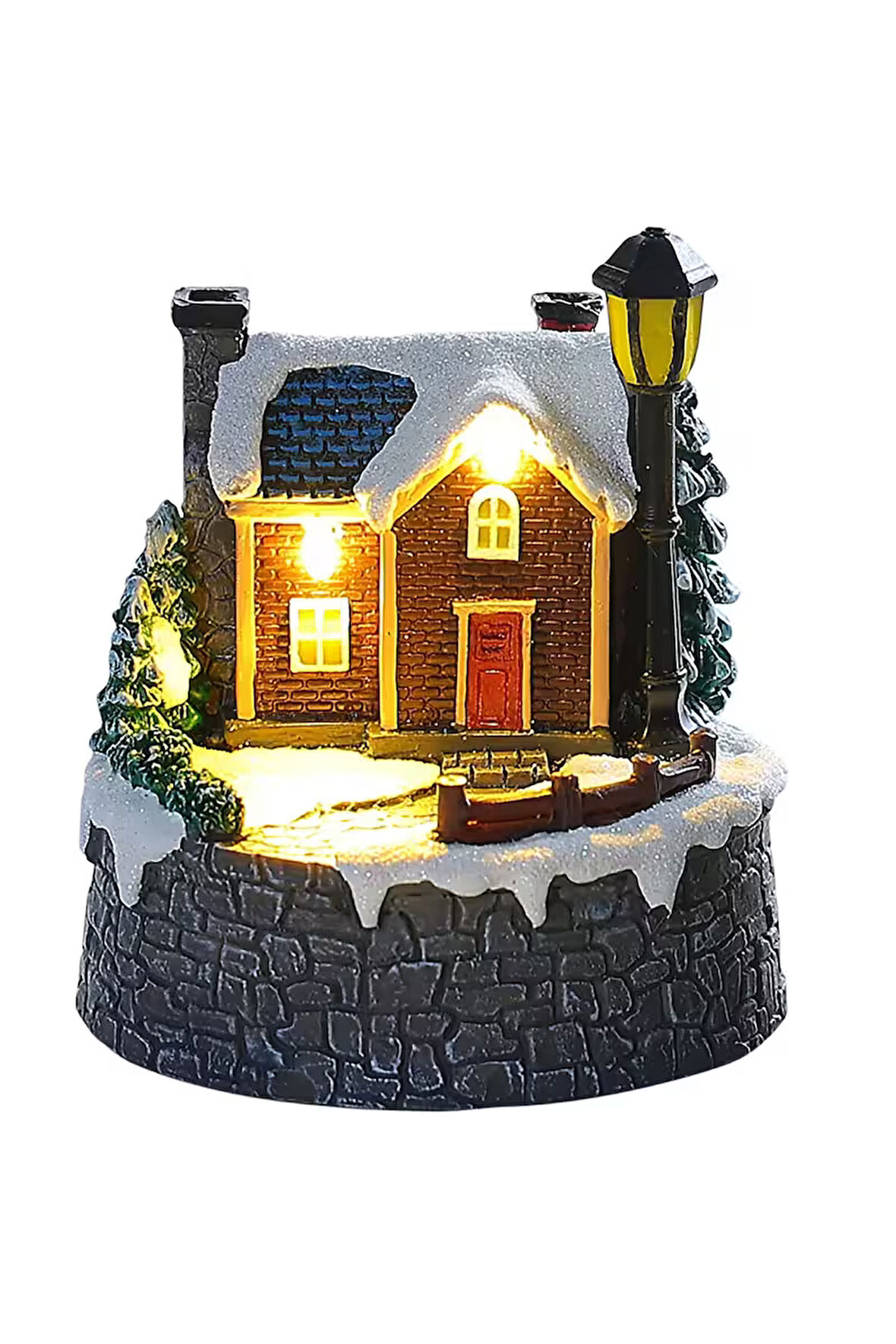 Karaca Home New Year Yılbaşı Led Işıklı Noel Evi