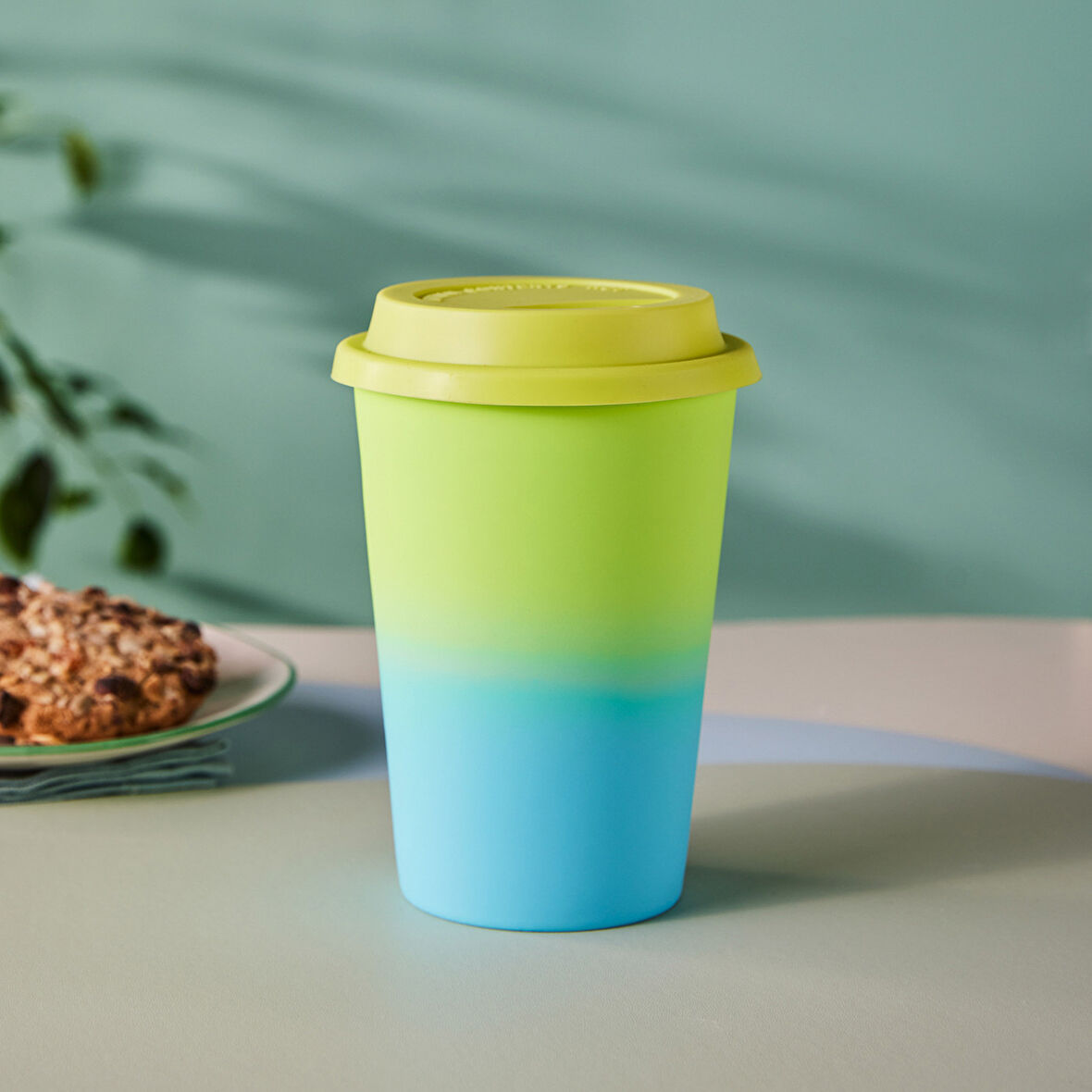 Karaca Soft Touch Travel Kupa 300 ml Sarı