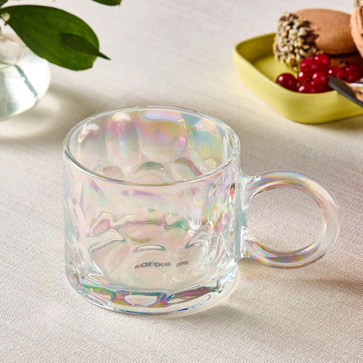 Karaca Ruby Lüsterli Cam Kupa 300 ml