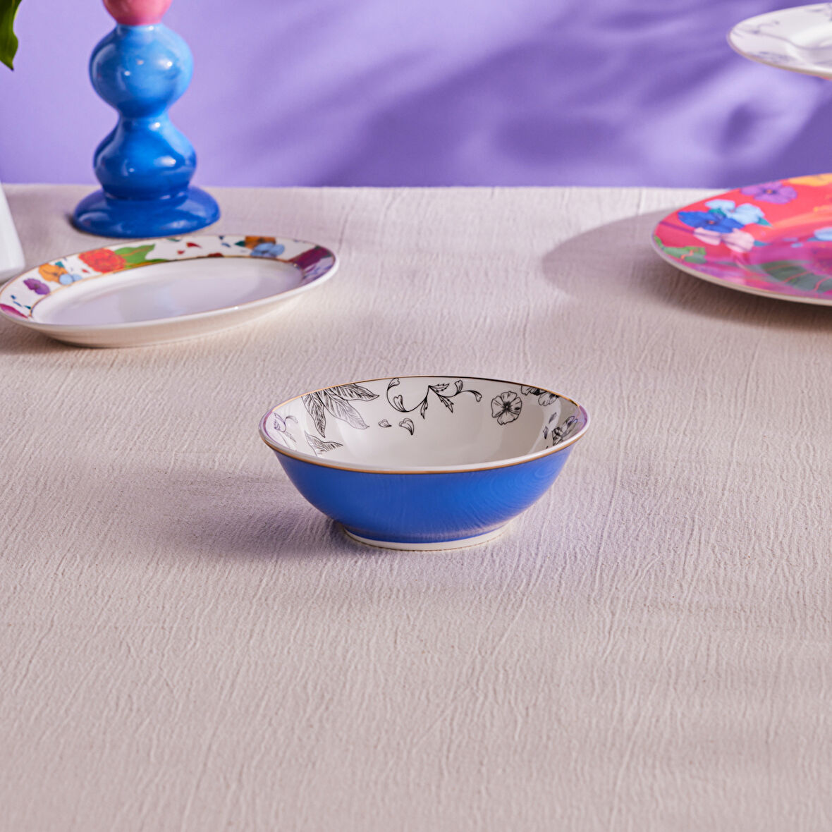 Karaca Kase Mavi 14 cm