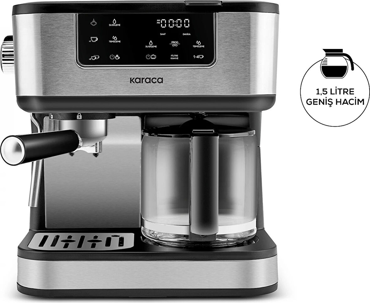 Karaca Coffee Art 2 in 1 Espresso ve Filtre Kahve Makinesi