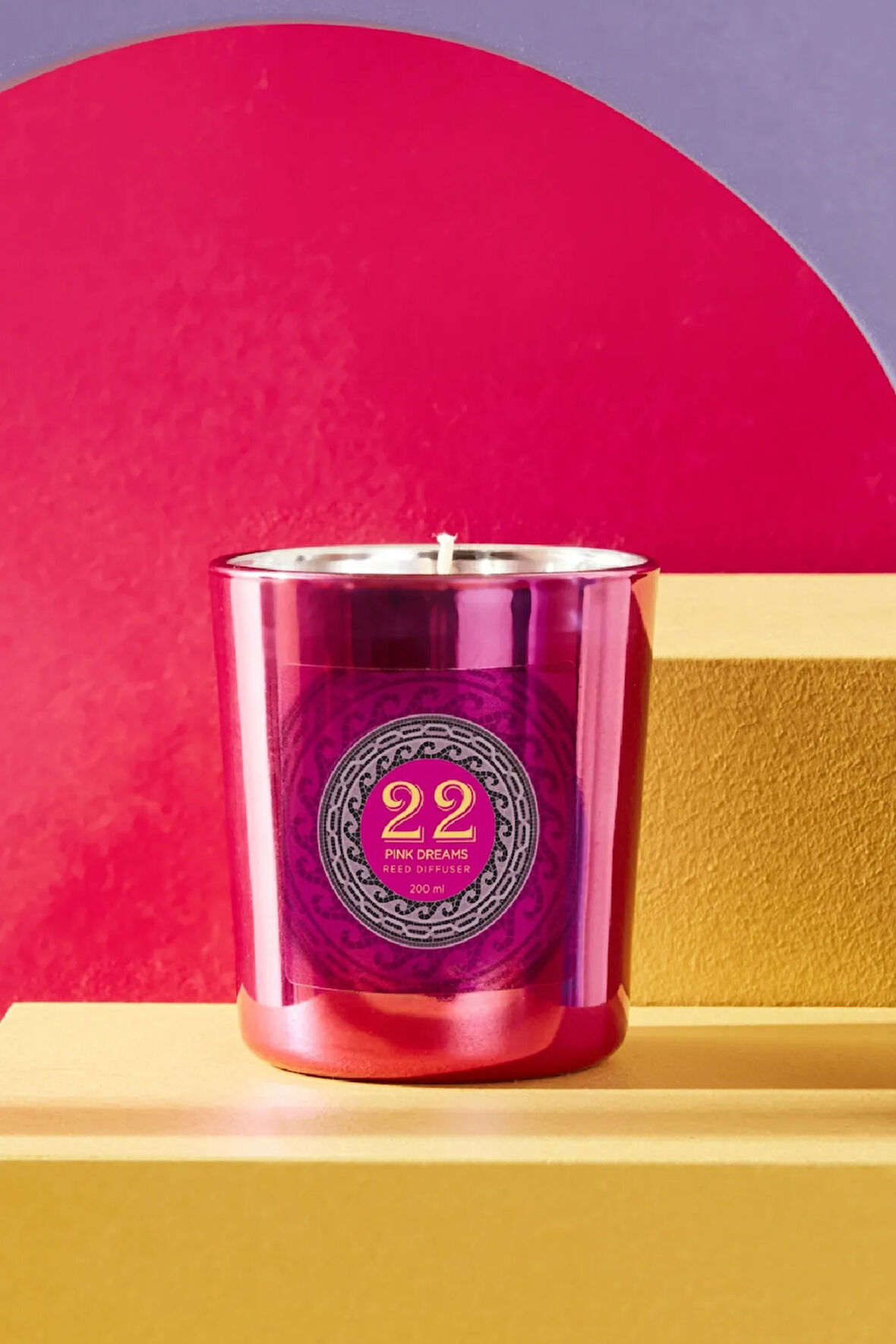 Karaca Home Pop Art Koleksiyonu 22 Pink Dreams Kokulu Mum