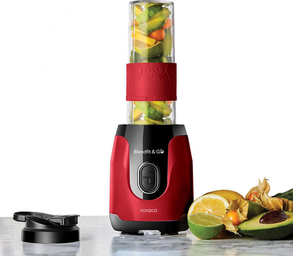 Karaca Blendfit Go Personal Kişisel Smoothie Blender Rudolph Red
