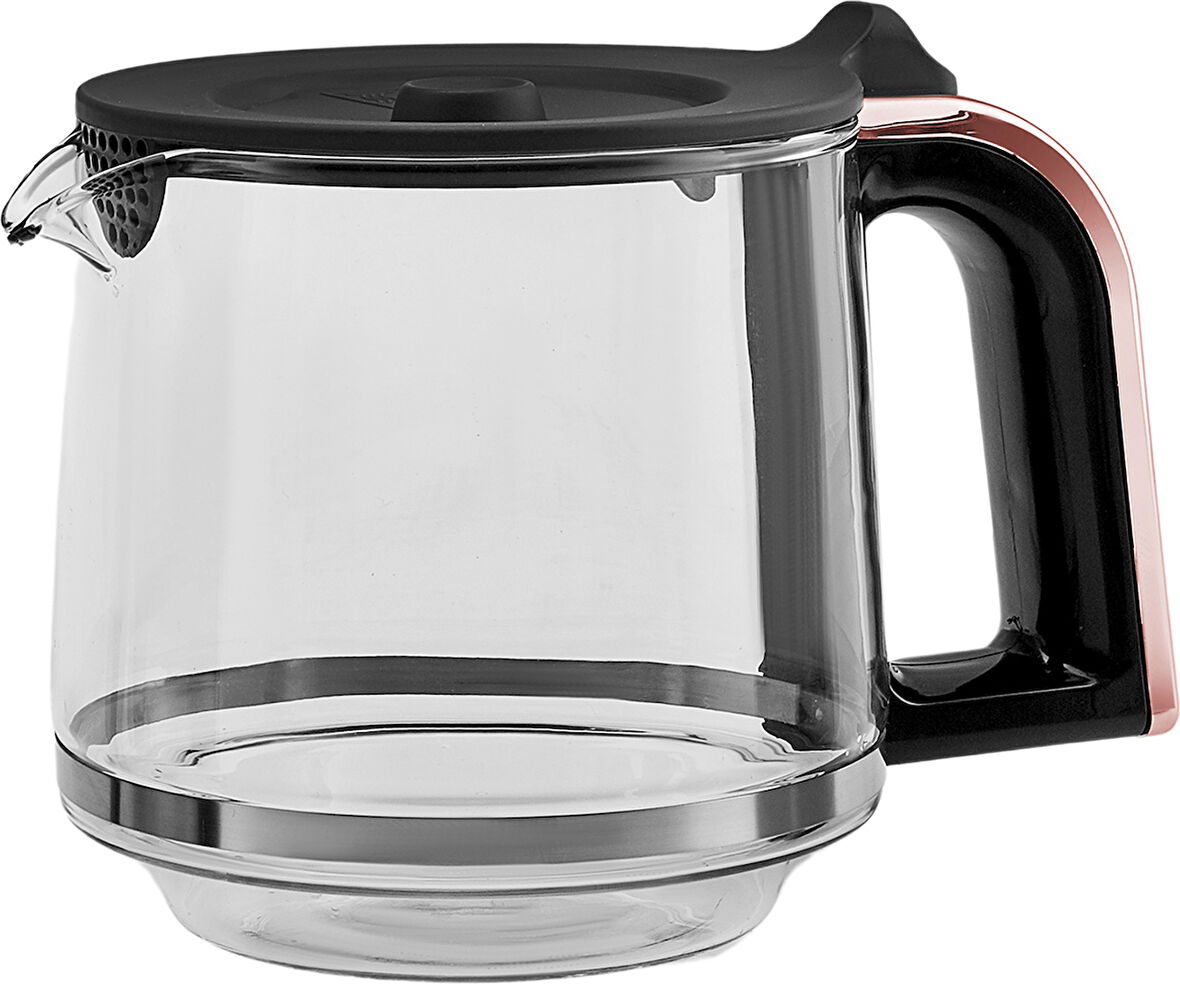 Karaca Çaysever Robotea Pro ve Quartz Uyumlu Cam Demlik Chrome