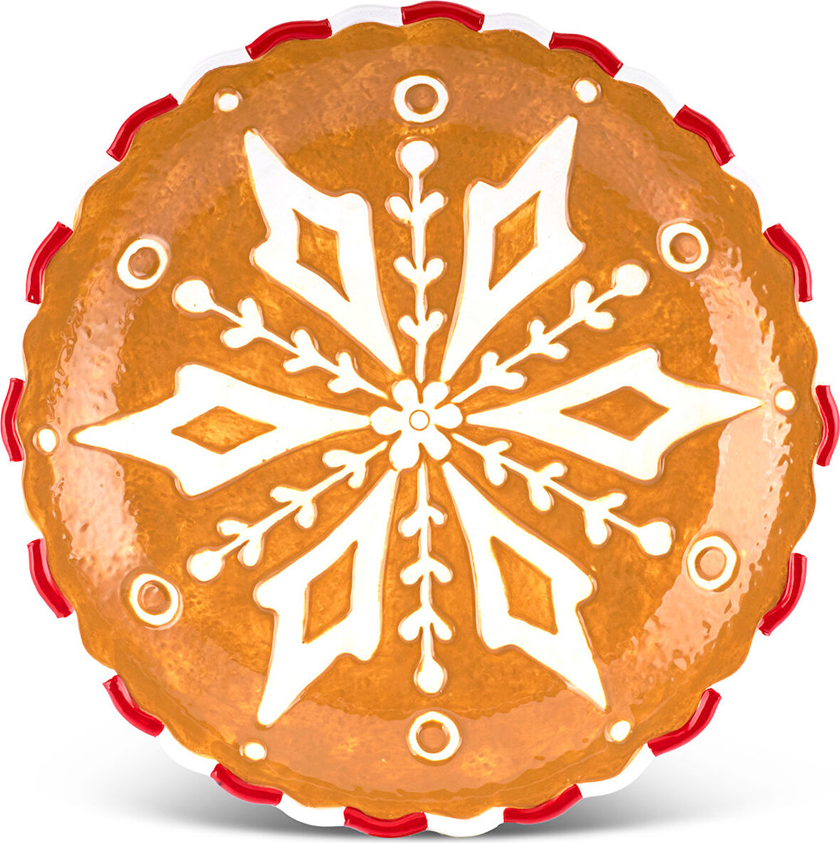 Karaca New Year Yılbaşı Gingerbread Çukur Tabağı 25 Cm