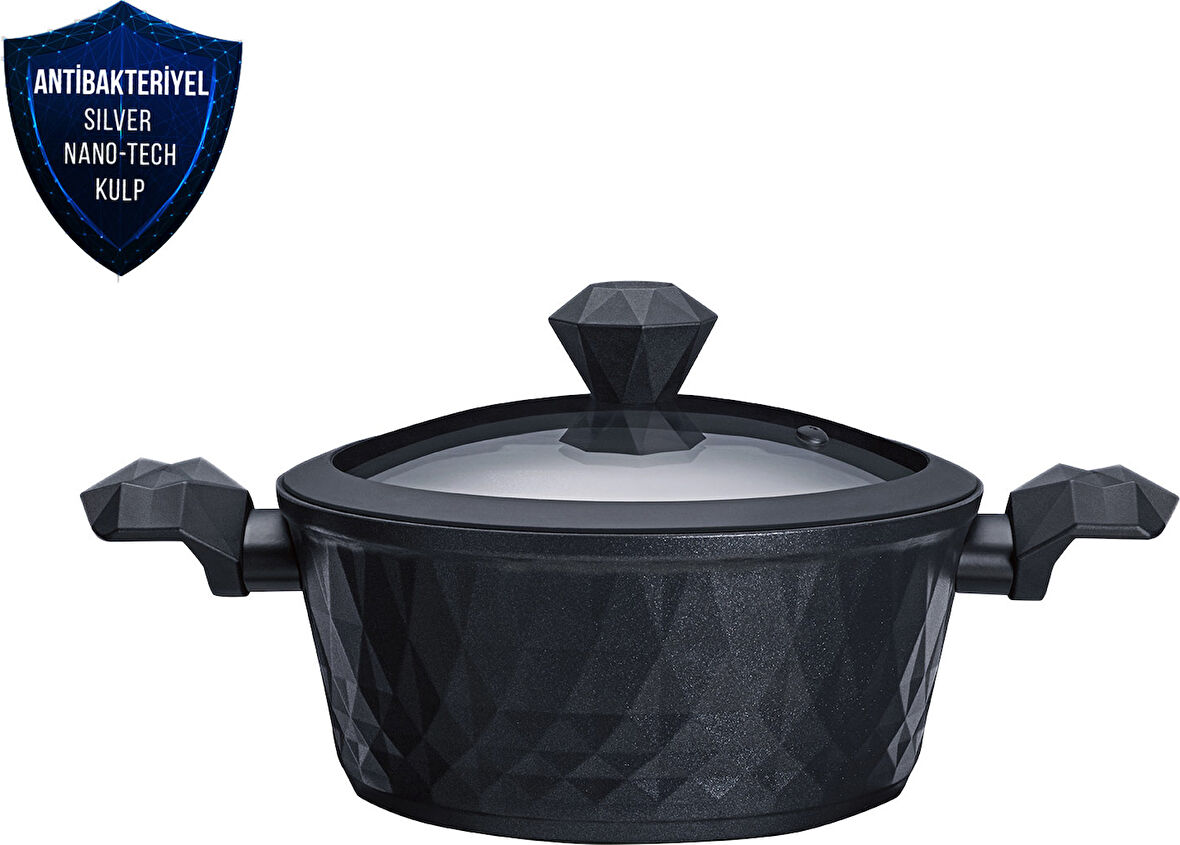 Karaca Biodiamond Antibakteriyel Kulp Tencere 28 Cm