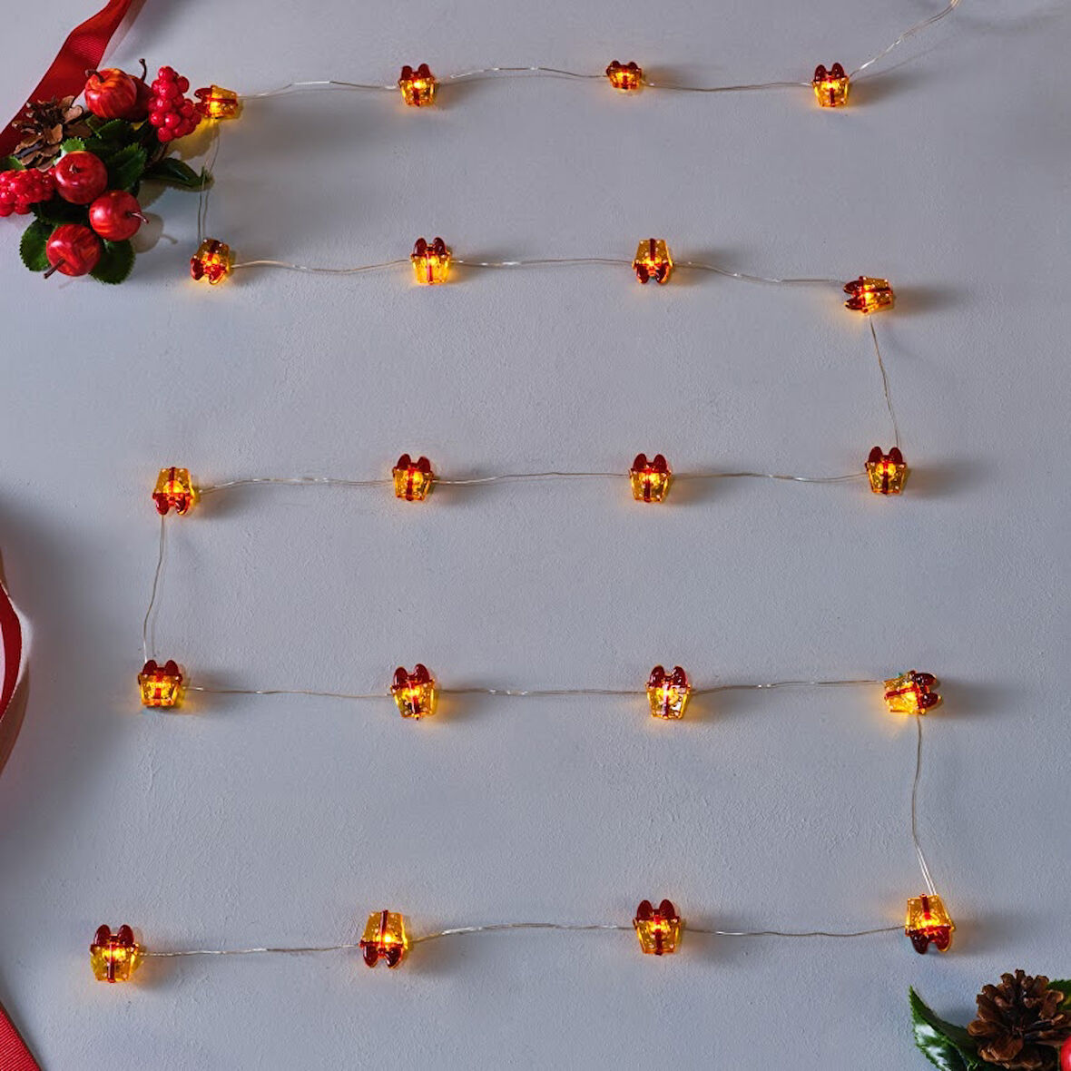 Karaca New Year Yılbaşı Figürlü Led Şerit 2,5 Metre