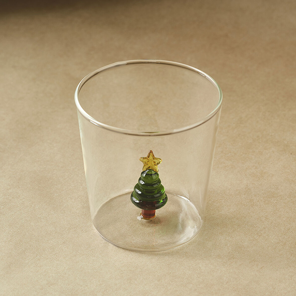 Karaca New Year Yılbaşı Boise Çam Ağacı Detaylı Su Bardağı