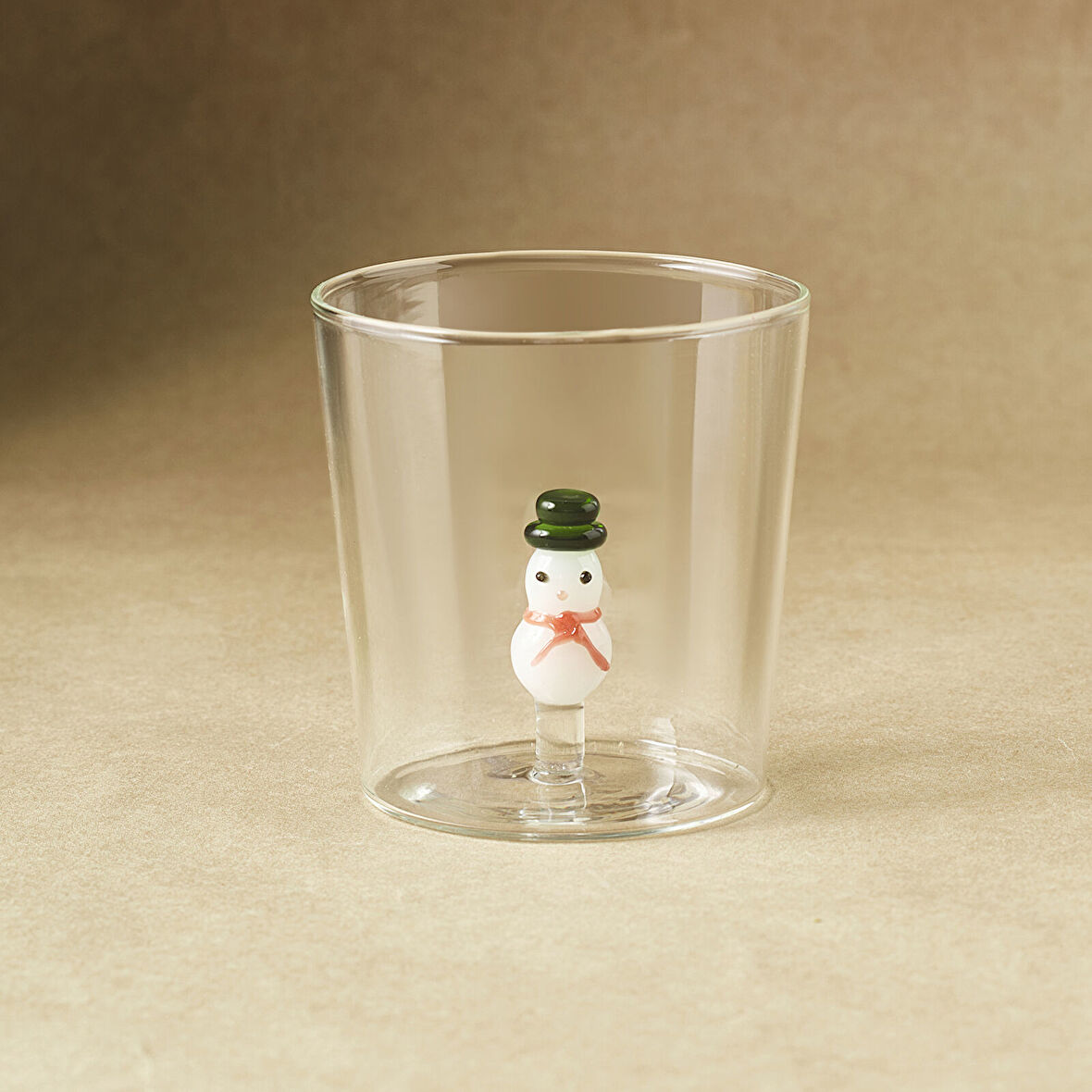 Karaca New Year Yılbaşı Cosa Kardan Adam Figürlü Su Bardağı