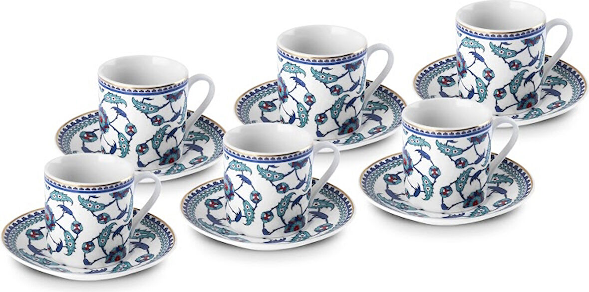 Karaca Selmin 6 Kişilik Kahve Fincanı 90 ml