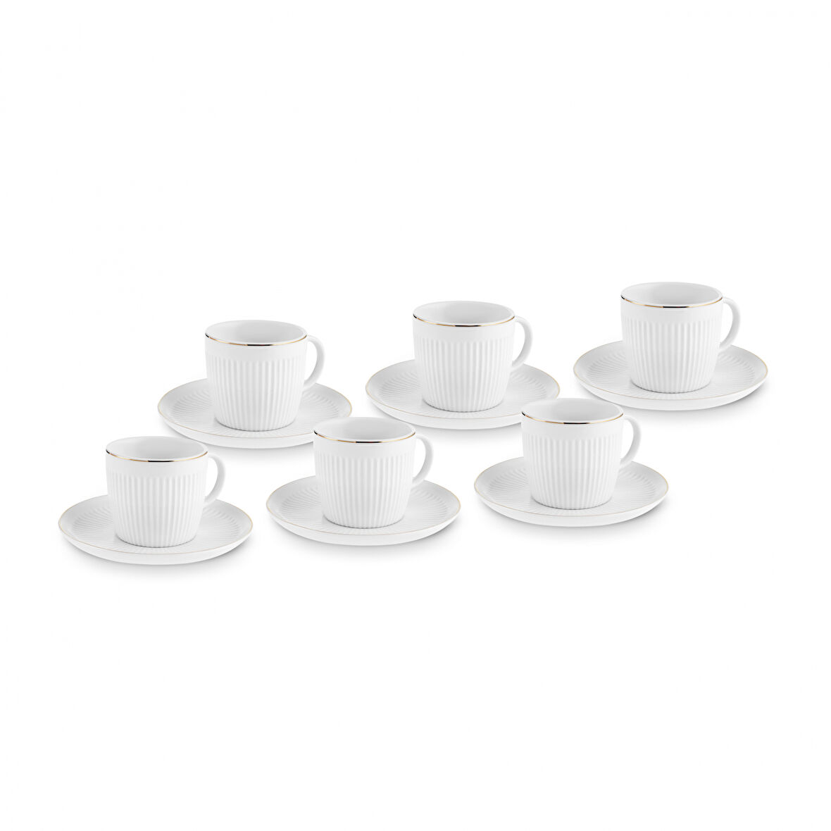 Karaca Pelin 6 Kişilik Kahve Fincan Takımı 90 ml