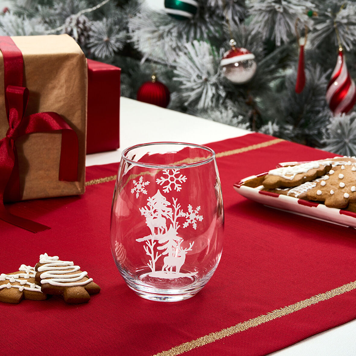 Karaca New Year Yılbaşı Snowflake Meşrubat Bardağı 590 Ml