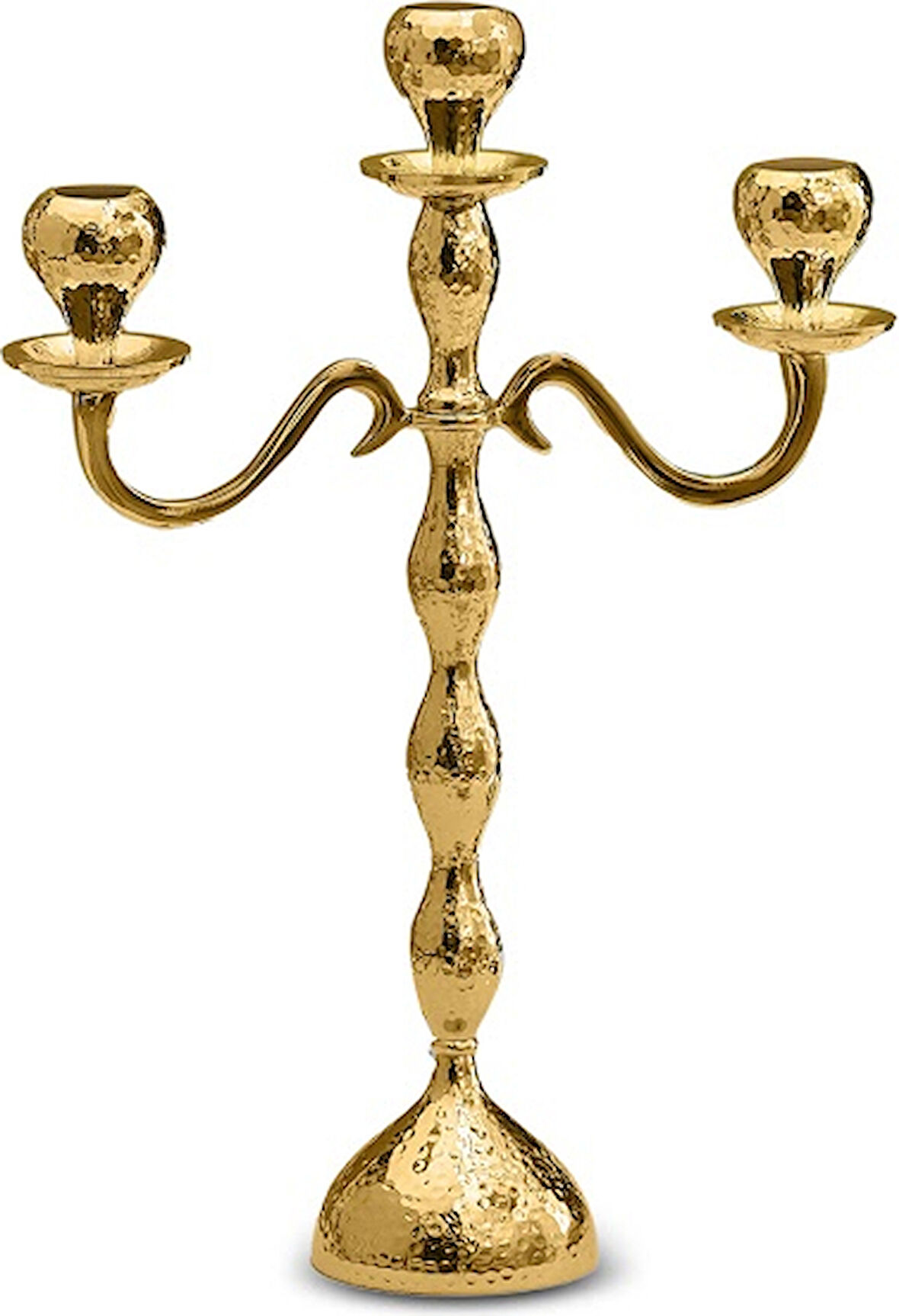 Karaca Arlen Şamdan 3'lü Gold 38x29 cm