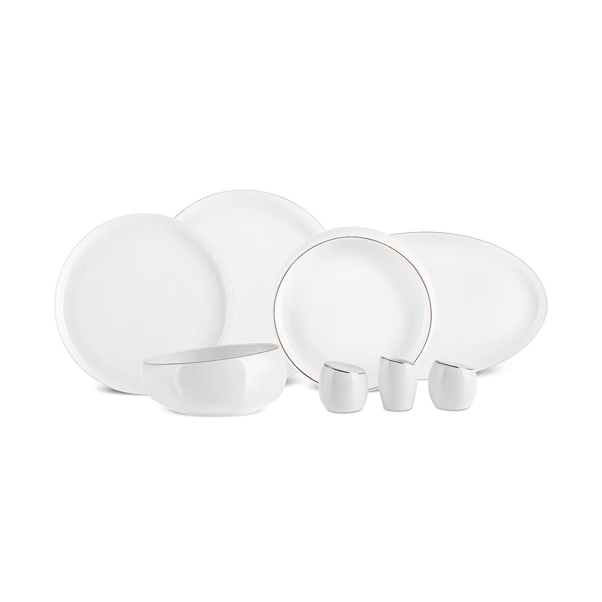 Karaca Stream Bone Astro 53 Parça 12 Kişilik Yemek Takımı Gold