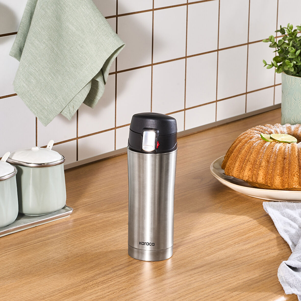 Karaca Pluton Çelik Sızdırmaz Termos Inox 350 ml