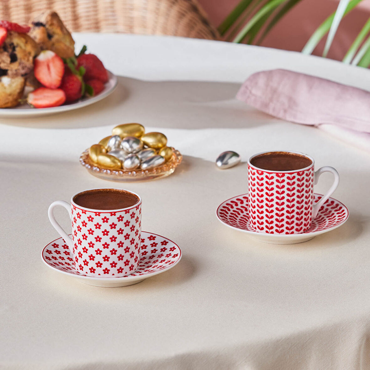 Karaca Bahar 2 Kişilik Kahve Fincanı 90 Ml