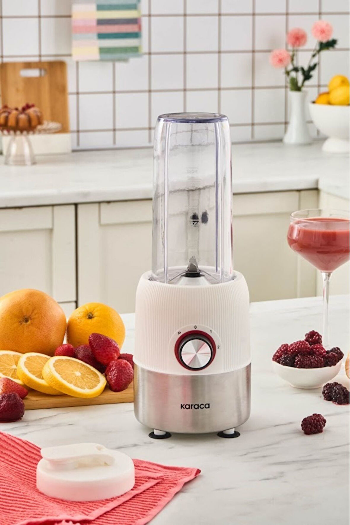 Karaca Blend ve Rush Inox Personal Kişisel Smoothie Blender White