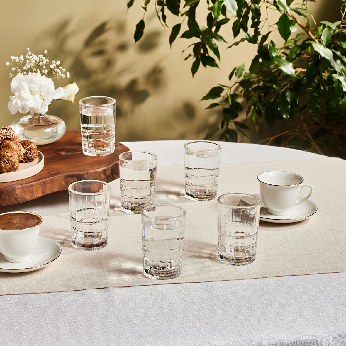 Karaca Yaren 6'lı Kahve Yanı Bardak Seti 115 ml