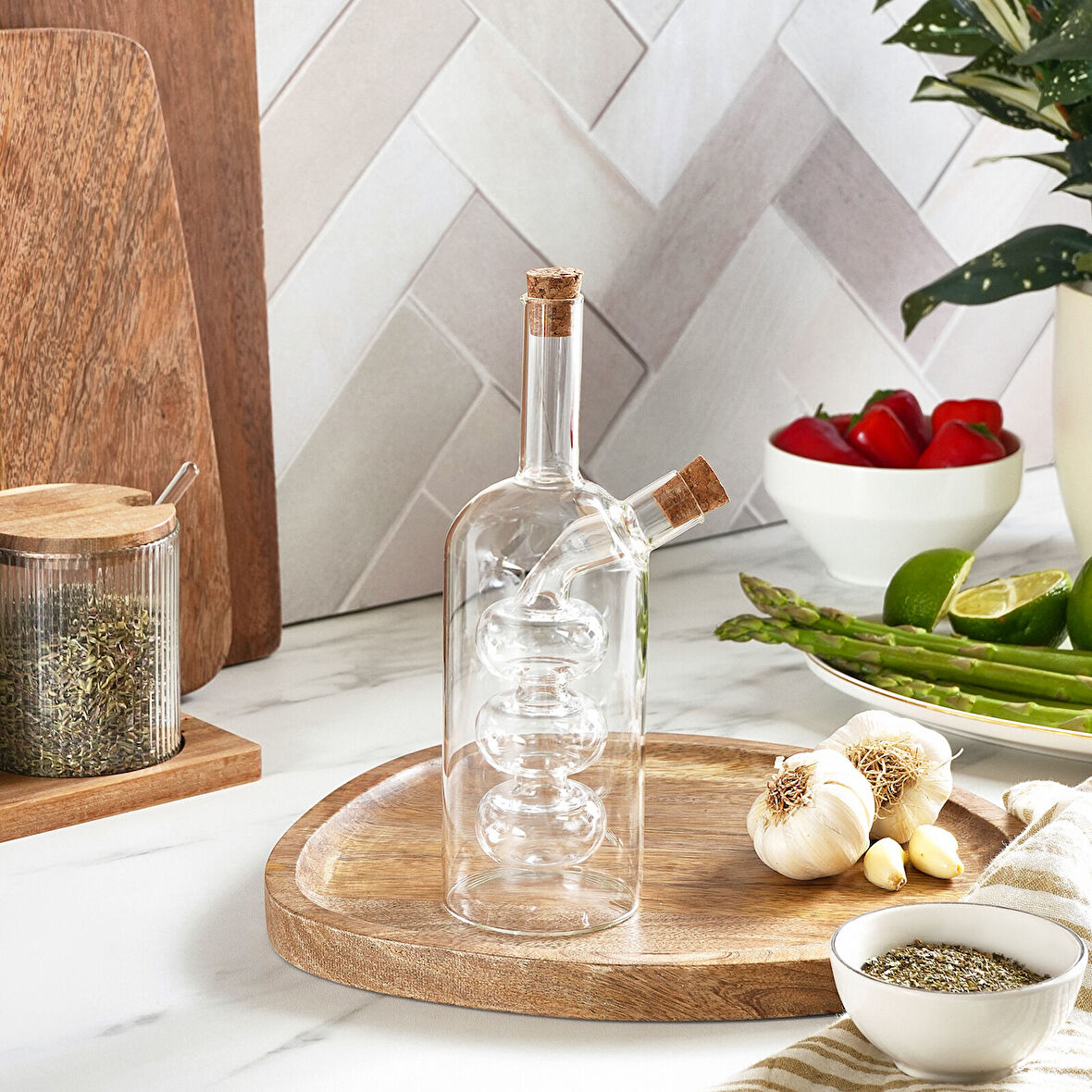 Karaca Olvera Cam Yağlık ve Sirkelik 300 ml 