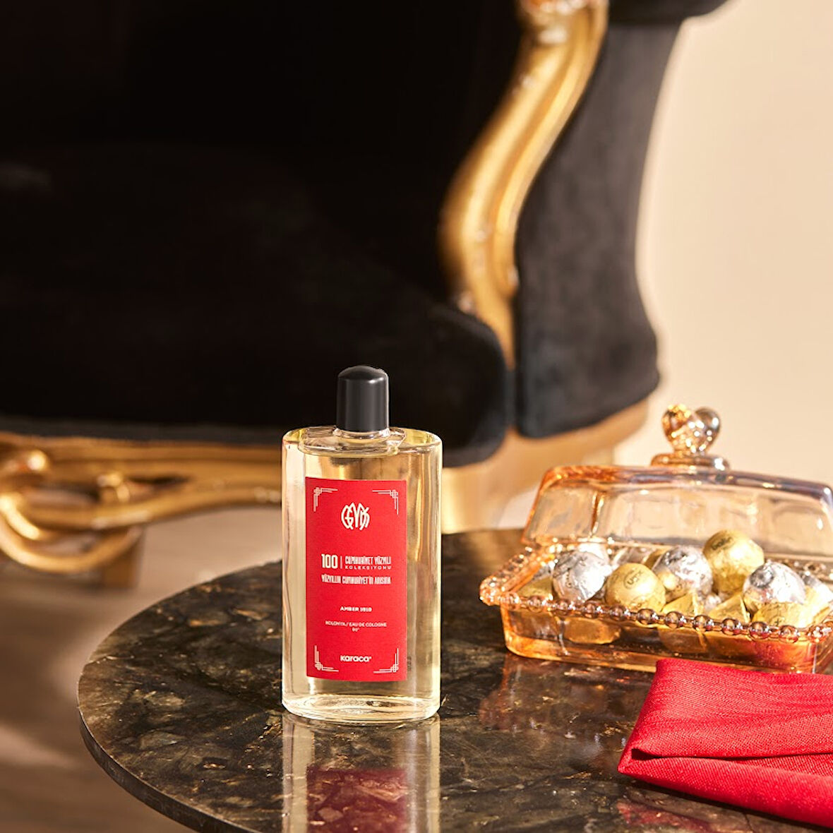 Karaca Cumhuriyet Yüzyılı Atatürk Kolonyası Amber 200 ml