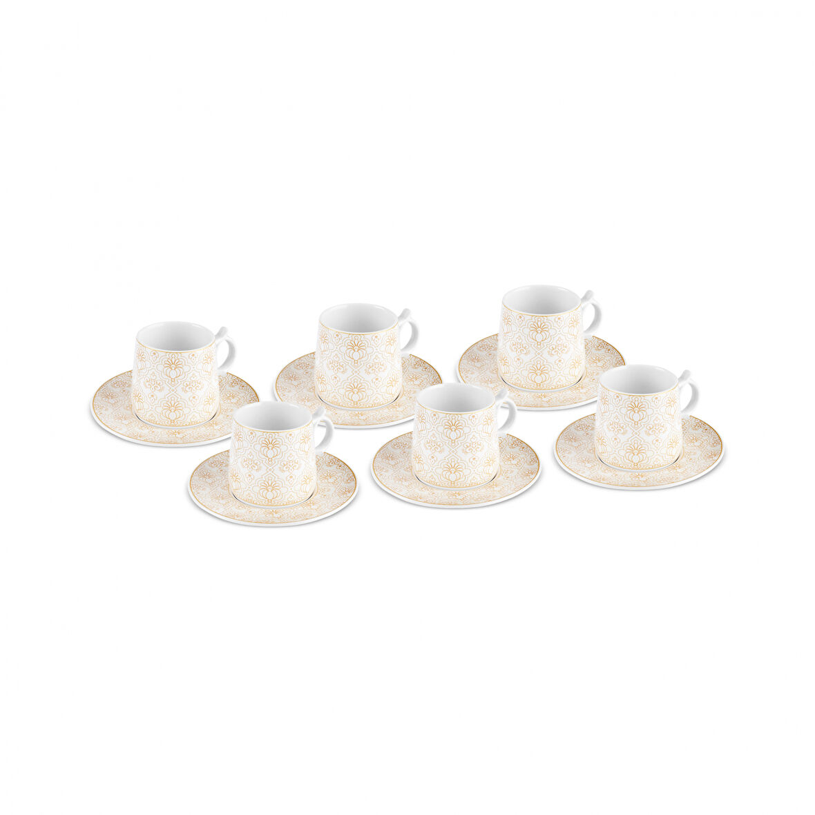Karaca Hare 6 Kişilik Kahve Fincanı 90 Ml
