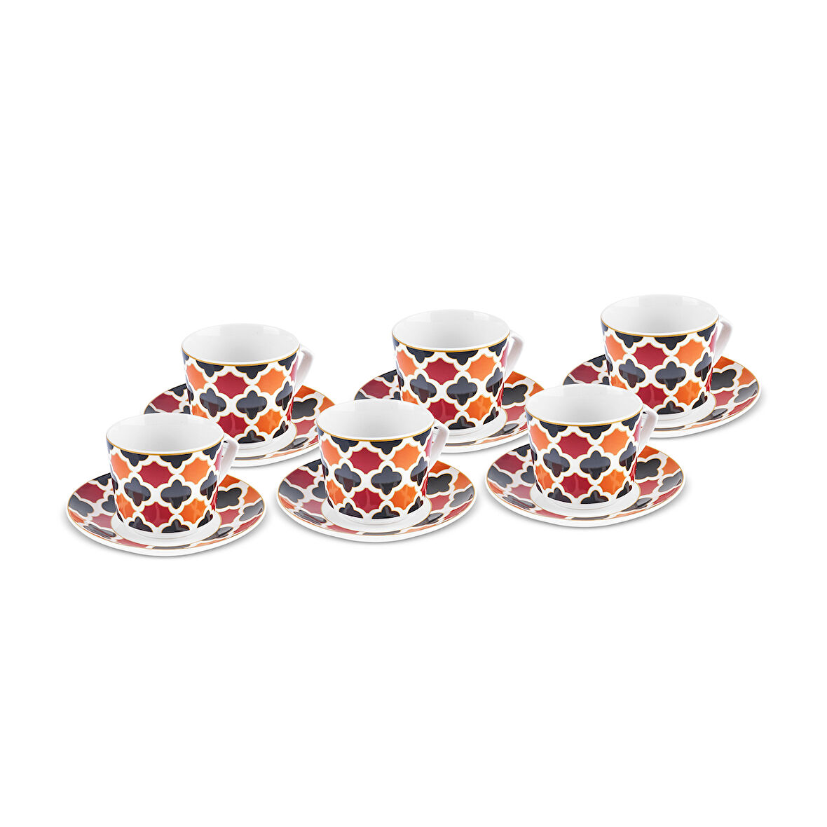 Karaca Bonny 6 Kişilik Kahve Fincanı 90 Ml