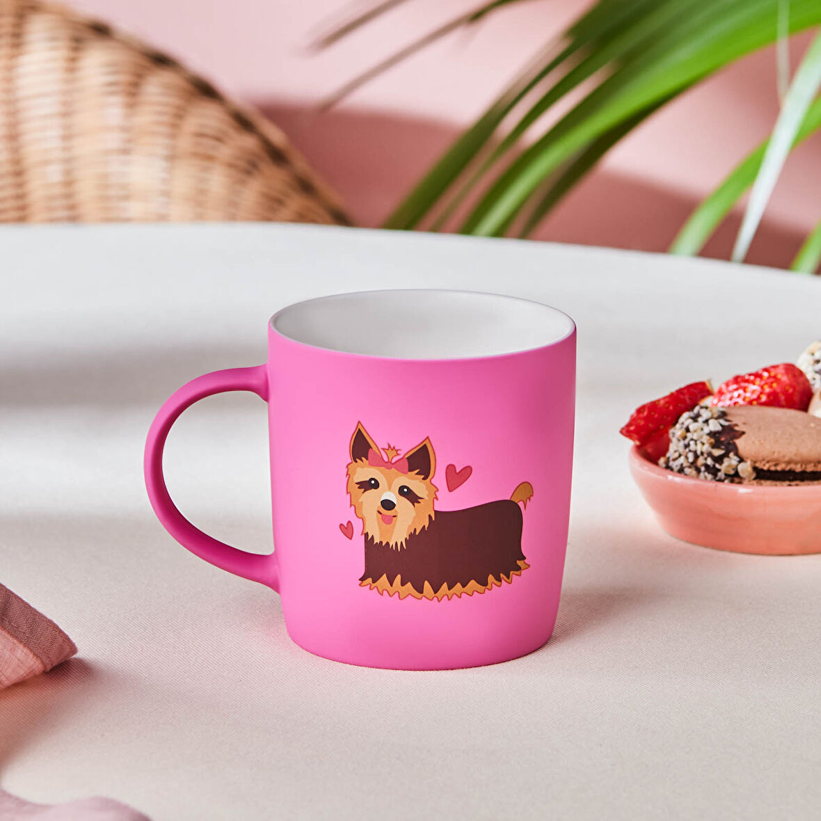 Karaca Soft Touch Animal Lady Mug 350 Ml