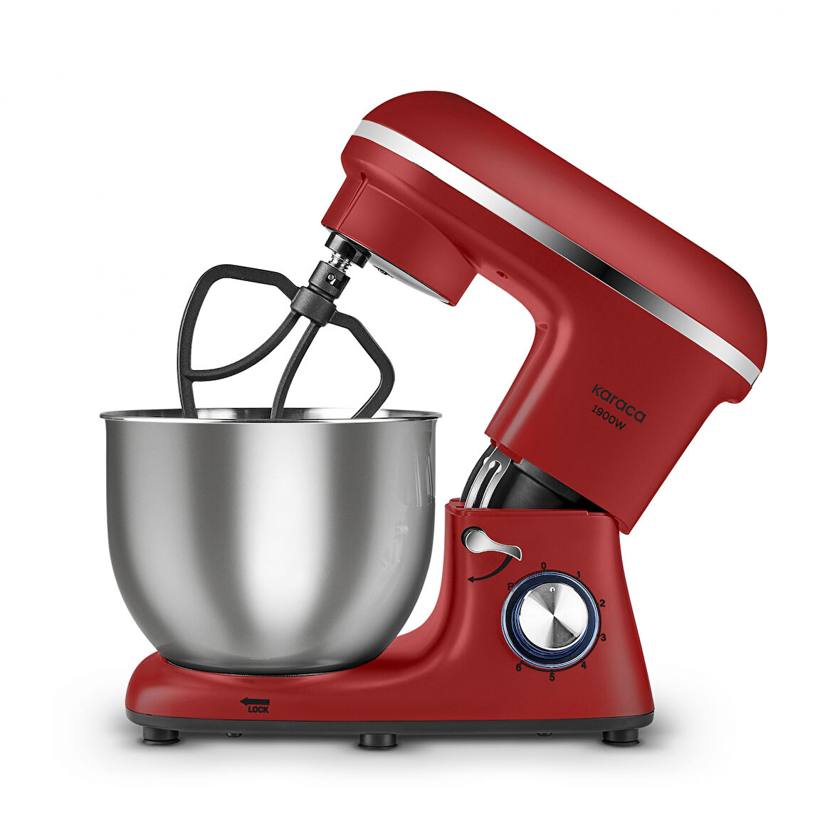 Karaca Chefcrafter Hamur Yoğurma Makinesi Red 1900W 7L