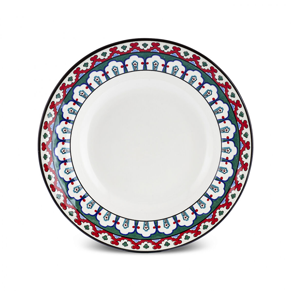 Karaca İznik Çini Çukur Tabak 23 cm