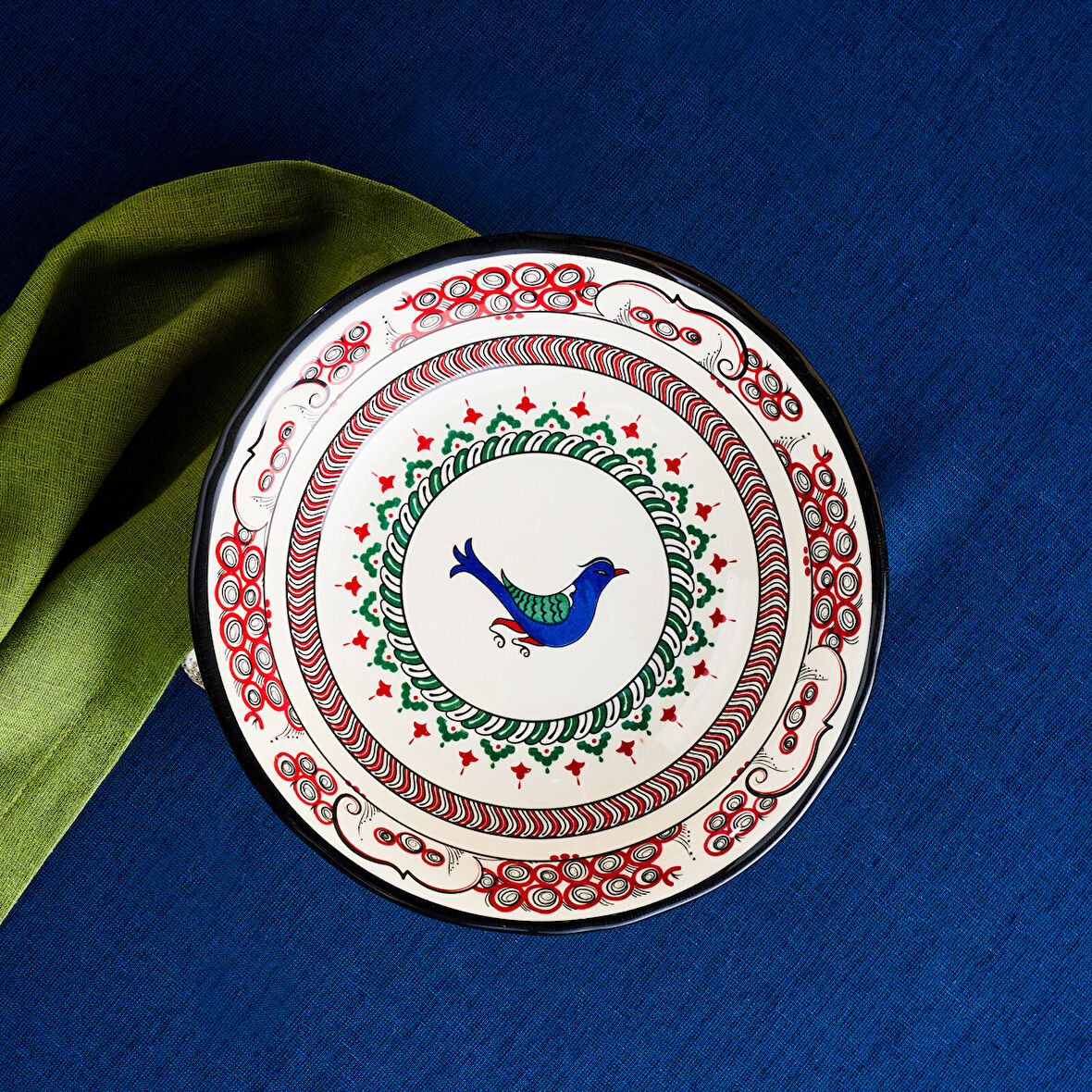 Karaca İznik Serisi Kuş Salata Kasesi 24 cm