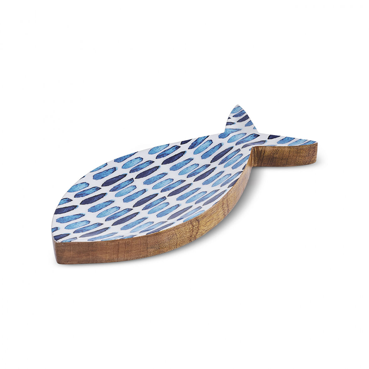 Karaca Mango Marin Fish Servislik Mavi 30x14x2,5 cm