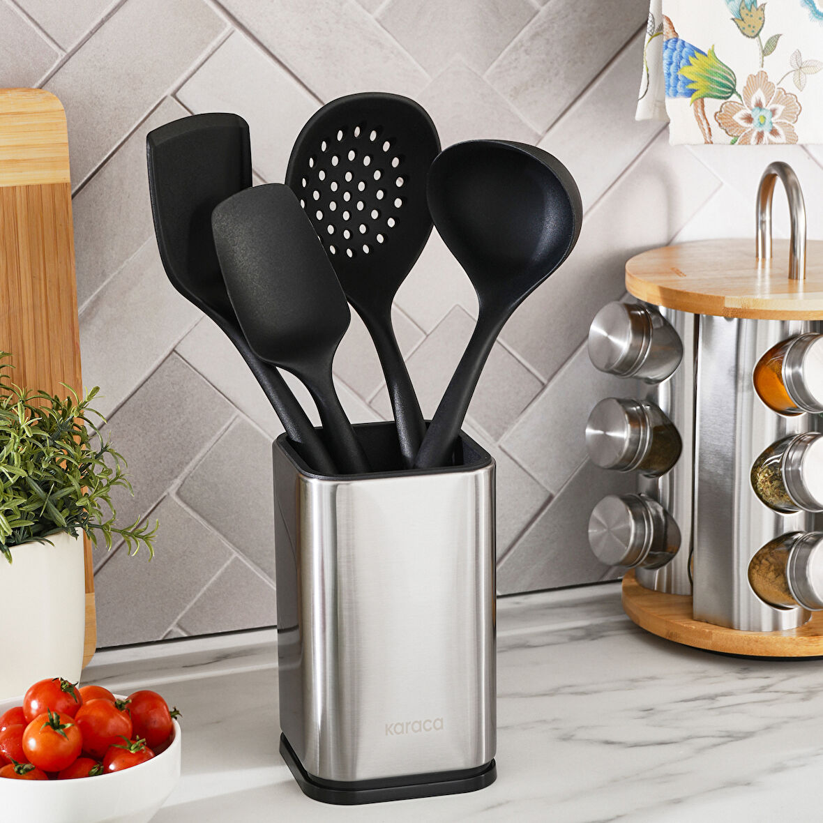 Karaca Vega 5 Parça Standlı Servis Seti